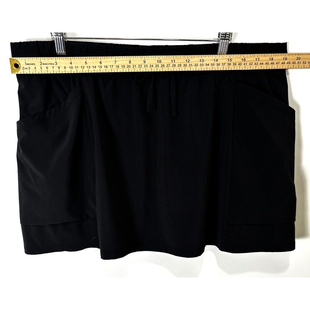 All In Motion Skirt Skort XXL Black Tennis Golf Athletic Sport Women's Pockets - Picture 3 of 5